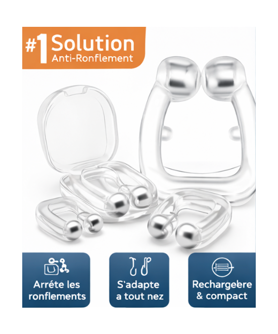 Clip Nasal Anti-Ronflement Confort+
